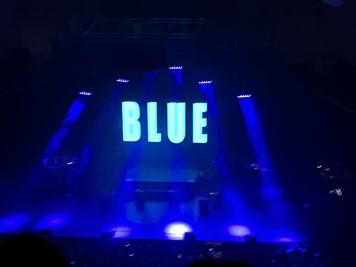 When you went to see Blue what a fab night🎵  #friend  #concert #Tuesdaynight #blue