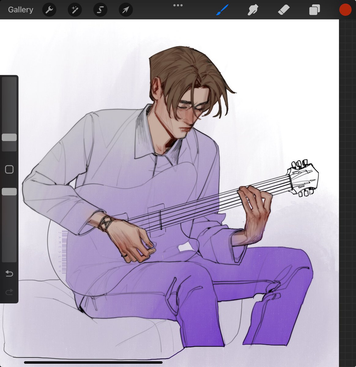 purple vent sketch with my sona
he’s playing a transparent guitar, yes