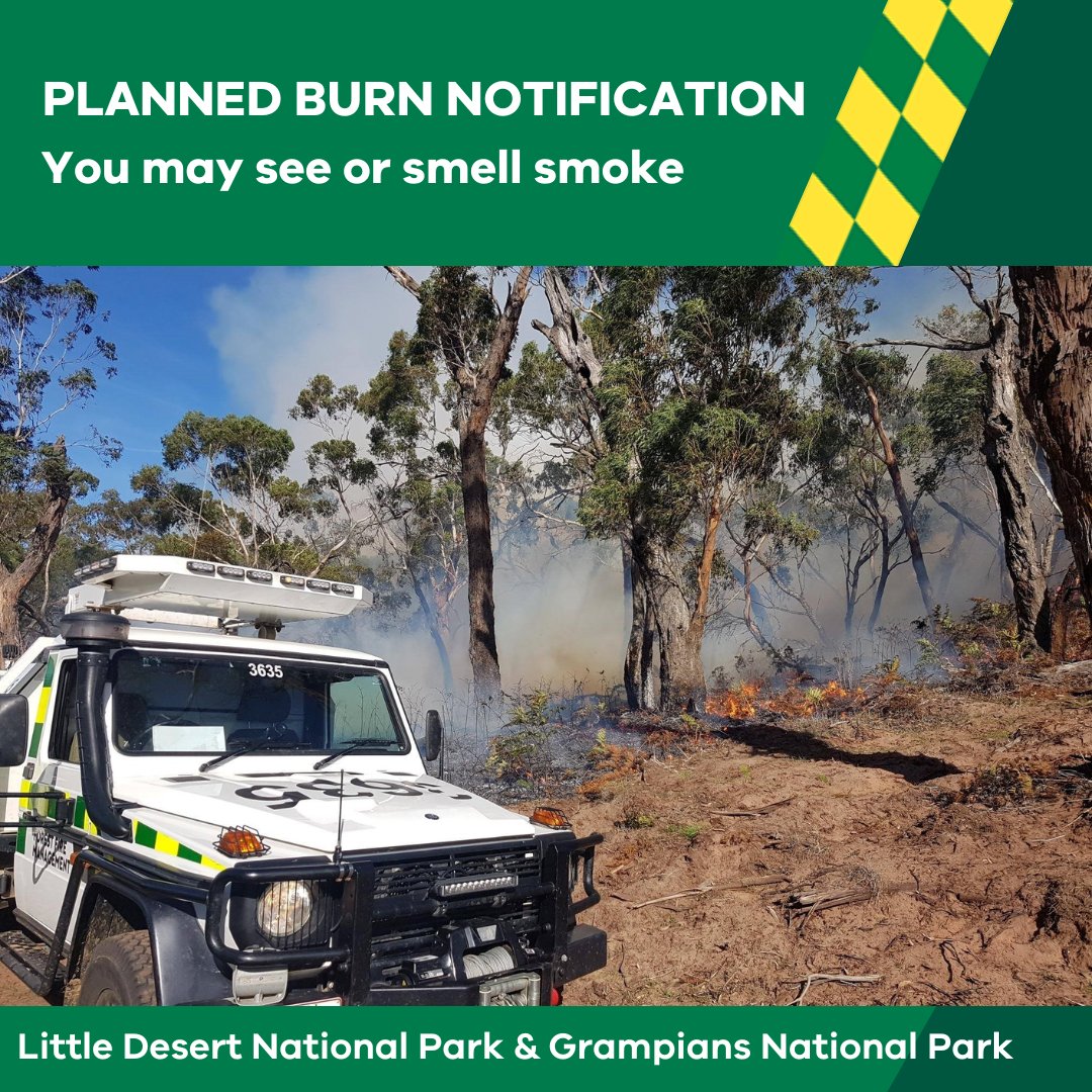 Our crews are #PlannedBurning in #Mirranatwa & #Minimay over the next few days. You may see or smell smoke. More info at: vic.gov.au/plannedburns #FFMVic