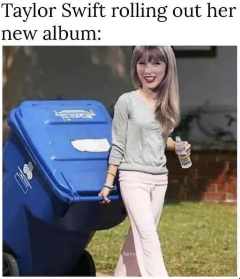 Come at me, Swifties. 😵