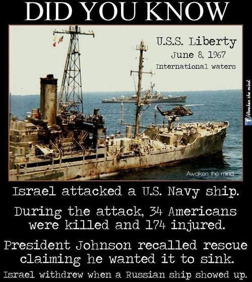 @JohnS15966744 'Israel withdrew when a Russian ship showed up.'
#USSLiberty