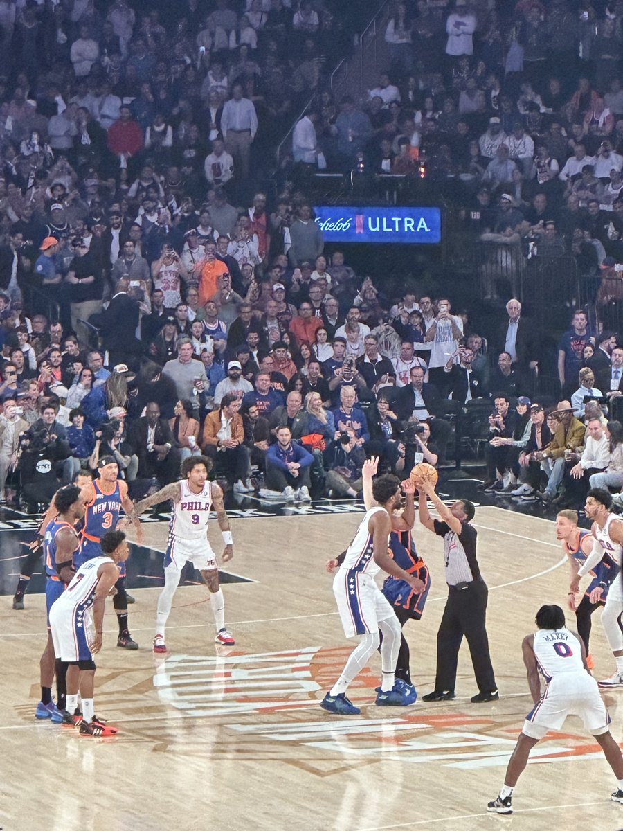 Game 5 at the Mecca #Knicks