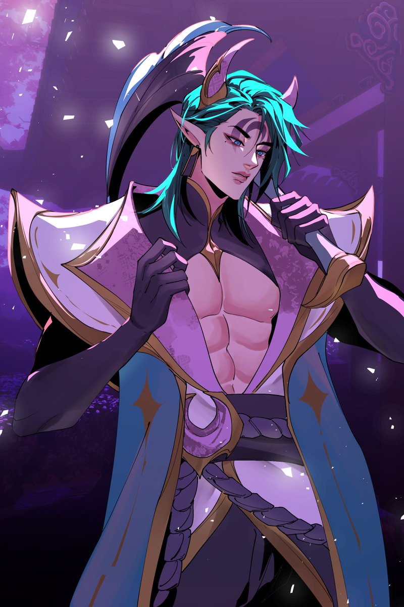 sorrowtalks's tweet image. prestige spirit blossom aphelios come home...