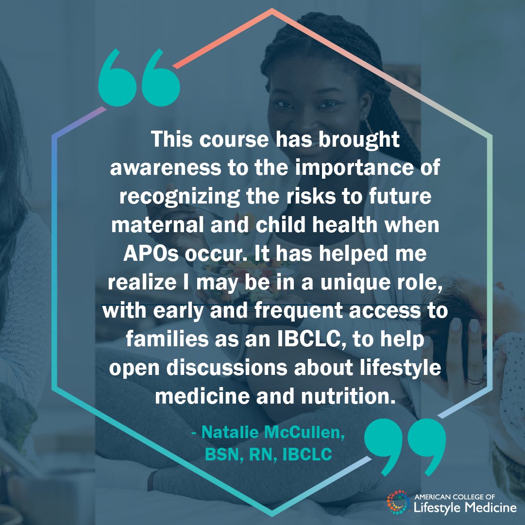 Although nutrition plays a significant role in maternal and fetal health before and throughout pregnancy, its role is often marginalized. This course explores the importance of nutrition throughout pregnancy for the health for the mother, child & family: lifestylemedicine.org/preconception-…