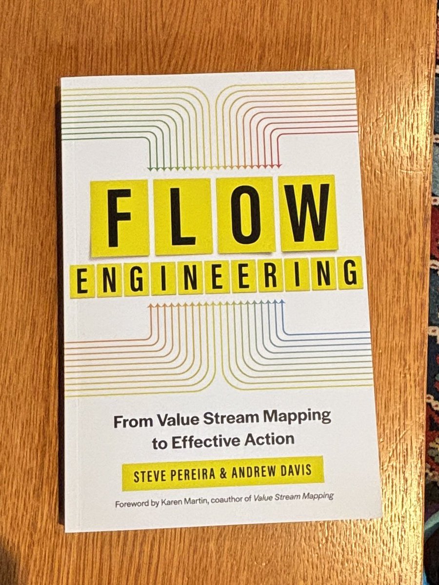 Flow engineering - two great words that go great together Congrats @AndrewDavis_io @SteveElsewhere on your book 🙌 Just arrived in the mail and can’t wait to dive in