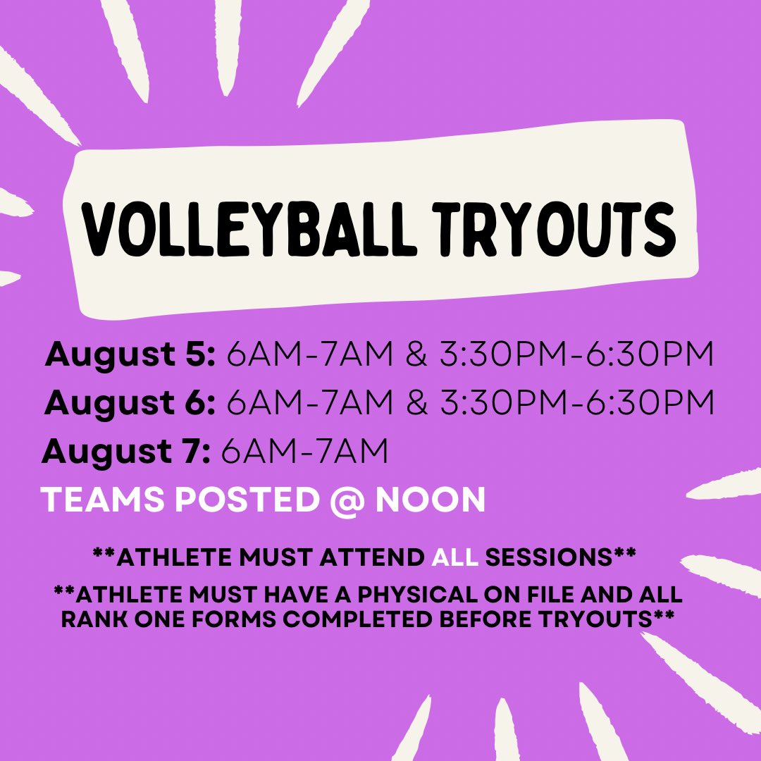 Mark your calendars! Next season is right around the corner!!