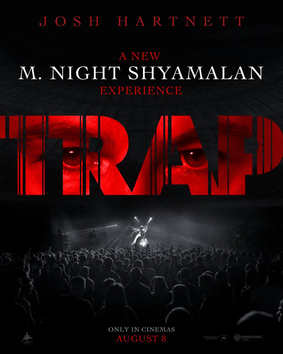 Repost: @MNightShyamalan | Take your seats. The show is about to begin. #TrapMovie