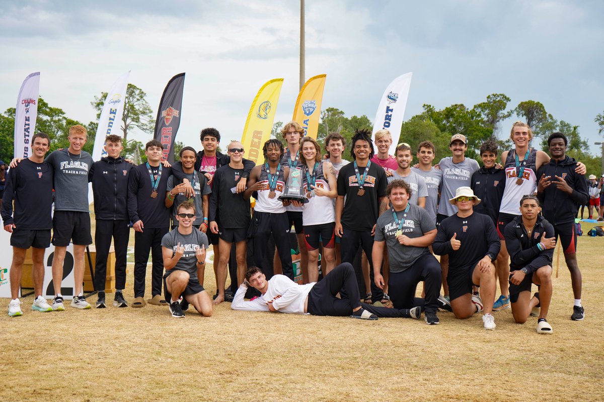 Congrats to the Flagler men's track & field team for finishing in 🥈 at the PBC Outdoor Championships🔥 Kaleb Hollins was named men's Freshman Track Athlete of the Year, men's Outstanding Track Athlete and Track & Field Athlete of the Year‼️ #GoSaints