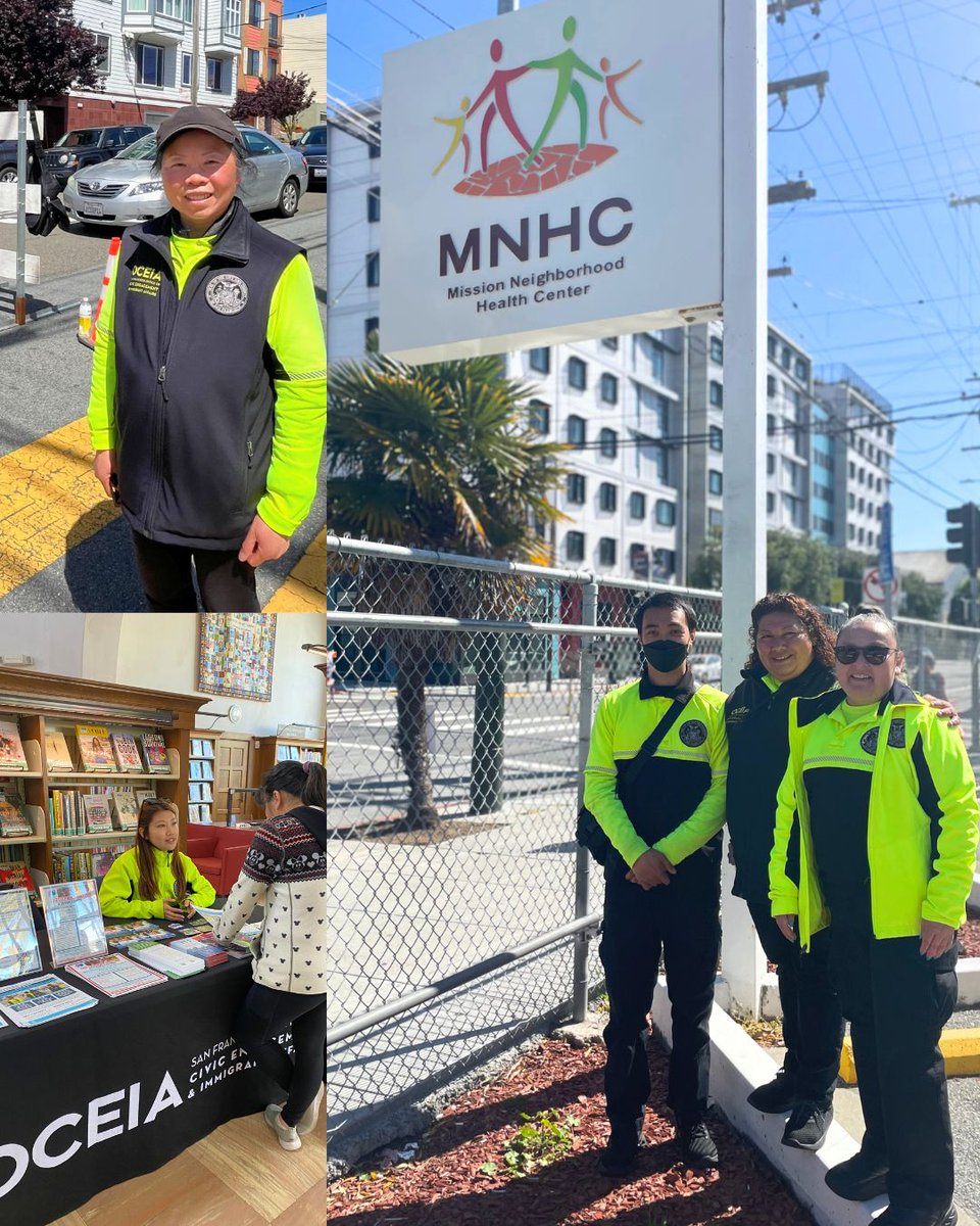 OCEIA participated in several community events this weekend! We are so thankful the opportunities to get to engage with San Franciscans across the city! A special shoutout to the @sfpubliclibrary, ArtWalkSF, and Mission Neighborhood Resource Center for inviting us to participate!