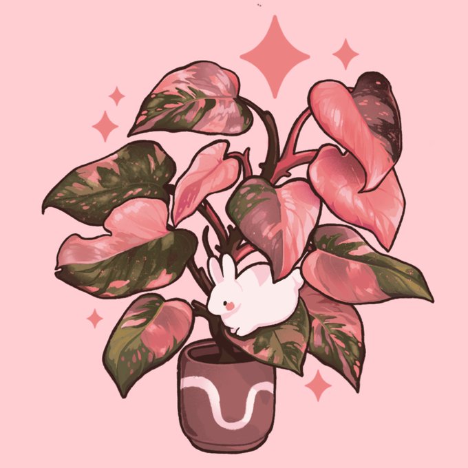 「flower pot pink flower」 illustration images(Latest)
