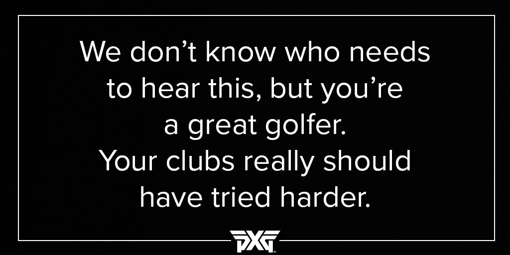 Sometimes, your clubs work with your swing and, sometimes, they work against it. Give your game the best chance for success with a #PXG club fitting. pxg.golf/3y9zkXa