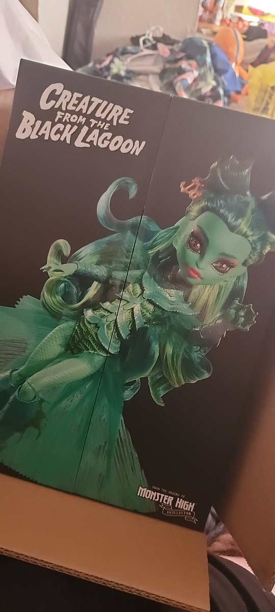 She's here! 🙌 😍 @MattelCreations @MonsterHigh  she came so fast! 

#monsterhigh #creaturefromtheblacklagoon #doll #skullector #collector