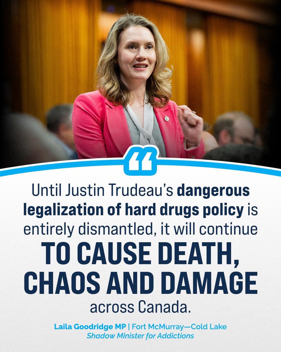 @JustinTrudeau’s failed experiment must be fully stopped NOW. Sign to end this disastrous and dangerous experiment, once and for all: conservative.ca/cpc/ban-hard-d…