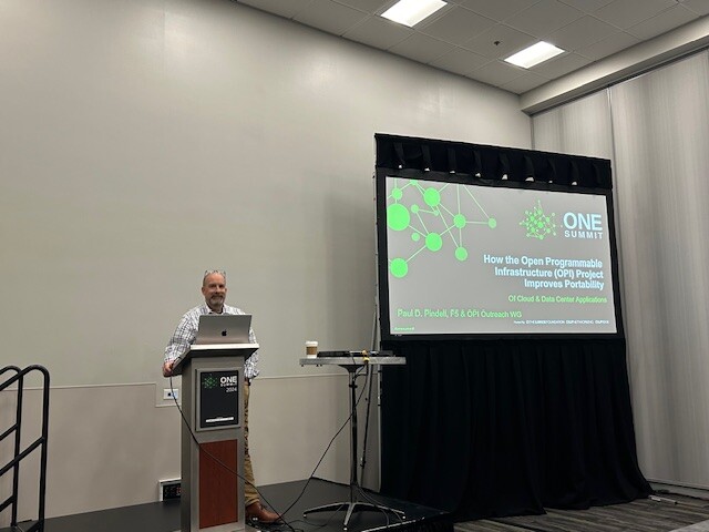 opi_project's tweet image. Now that you&apos;ve heard about @OPI_Project at @F5&apos;s @ppindell&apos;s session at #ONESummit, stop by the #OPIProject booth during the reception to ask questions or see the demos in action! @LF_Networking @LF_Edge