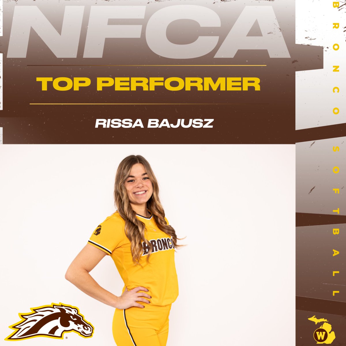 𝓜𝓪𝓴𝓲𝓷𝓰 𝓱𝓲𝓼𝓽𝓸𝓻𝔂

Congratulations to @payton_kelly8 and @rissabajusz on becoming the first teammates to earn NFCA Top Performer of the Week honors simultaneously! 

#BroncosReign