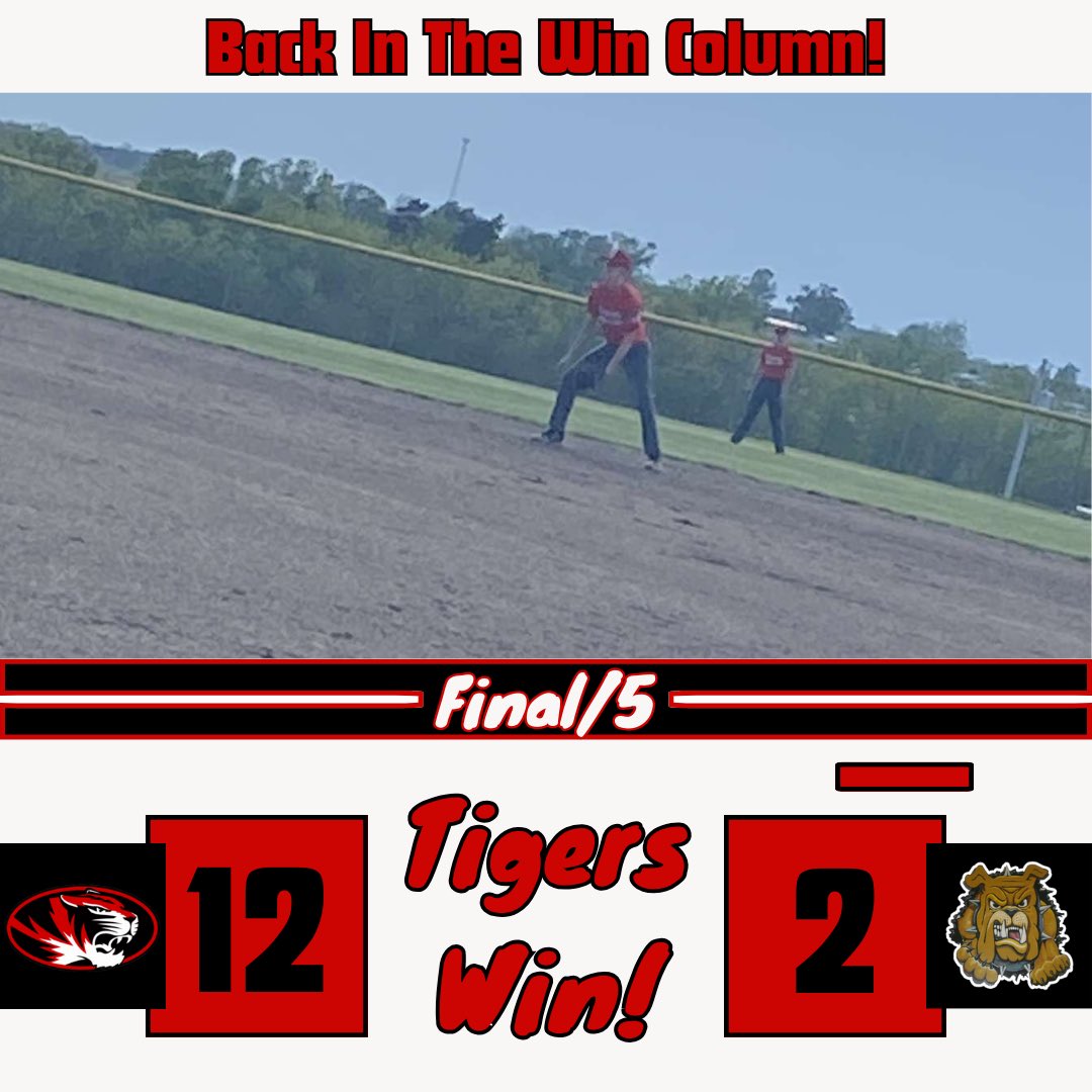 Tigers Win! You Tigers grab the district win today is Leeton, and improve to 3-1 in district play.