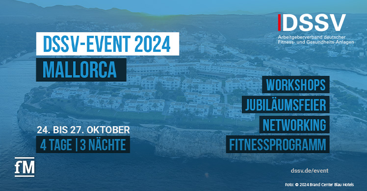 Mallorca ist nur einmal im Jahr? 🏖️😎 Der #DSSV lädt ein zum Branchenevent 2024, diesmal auf #Mallorca. #Fitness-, Kursprogramm und Freizeitangebote, Fachvorträge & Workshops, Austauschen & #Netzwerken. Jetzt anmelden.👇 fmi.news/MALLE #WirFuerFitness @DSSVeV