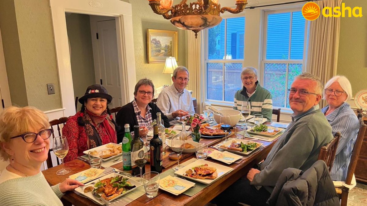 Dr Kiran &amp; Godfrey Martin hosts Dr Dick &amp; Julie Hogben, Coordinator Friends of Asha Great Britain.
In the words of Dr Kiran-
What a joy to have Friends of Asha Great Britain National Coordinator Dr Dick Hogben and his wife.

Read More: acesse.one/nBQgR