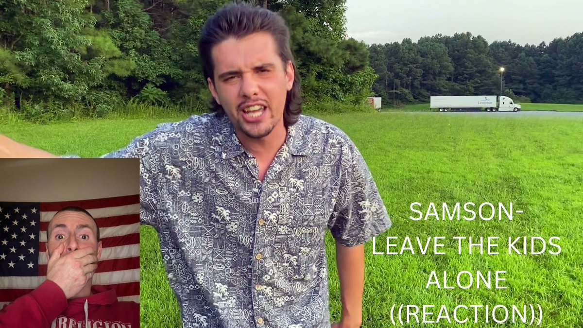 JUST LEAVE THE KIDS OUT OF IT | SAMSON | ((REACTION)). PLEASE LIKE, COMMENT, AND SUBSCRIBE!!  @The_Real_Samson
youtube.com/watch?v=A8osVC…
   
#samson #americafirst #protectthechildren #reaction