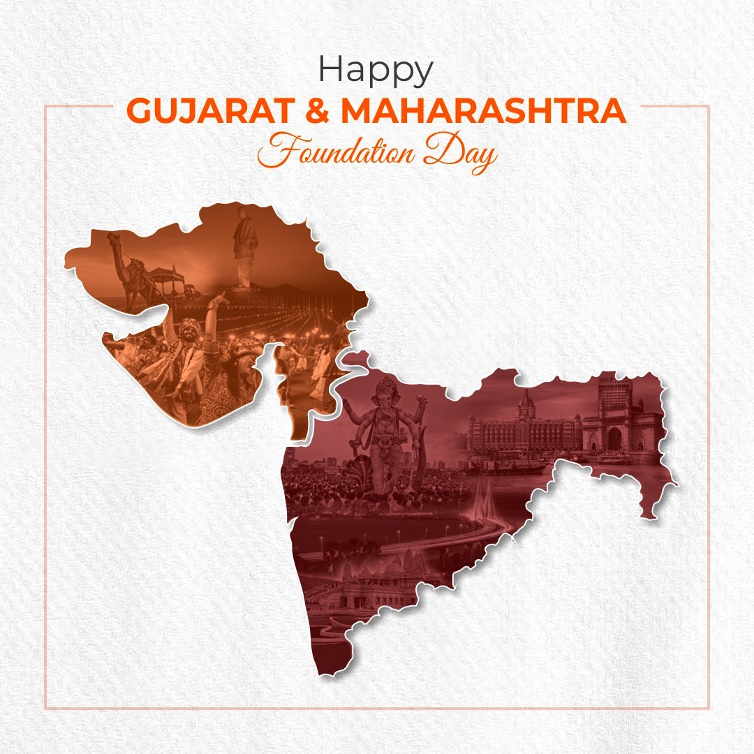 Wishing everyone on #GujaratDay and #MaharashtraDay 
Jay Jay Garvi Gujarat
Jay Maharashtra 
🚩🚩🚩🚩🚩