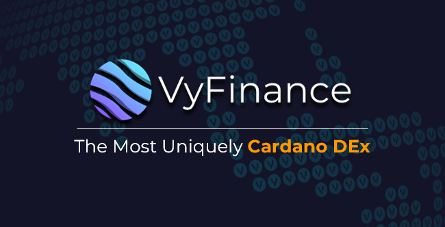🛠 We've been working under the hood recently and VyFinance is now running smoother than ever before! - Stakeless LPs - Transaction Shopping Cart - Lottery - BAR - Staking Vaults 🥳 VyFi - the most uniquely Cardano DEx