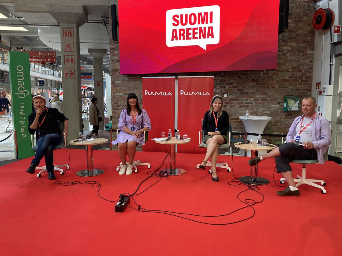 Muutama vuosi sitten oltiin rakentavan keskustelun ytimessä @SuomiAreena. Tänä vuonna sain ilokseni kutsun liittyä keskusteluun to 27.6. Aiheesta lisää, kun ohjelma julkistetaan. Nähdäänkö Porissa?