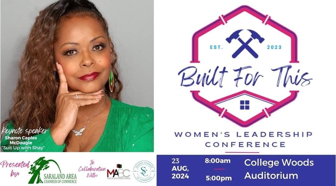 Get your tickets for the @saralandchamber 
Built for This Women's Leadership Conference on Aug 23rd!! #suitupwithshay #moderndayhiddenfigure#womenlead #seeyouthere