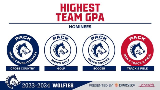 🐺 #2024Wolfies 🐺 Congratulations to Men's Golf on receiving the Wolfie for Highest Men's Team GPA Award #DevelopingChampions #ThePackWay