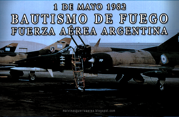 42º aniversario del bautismo de fuego de la Fuerza Aérea Argentina #Malvinas