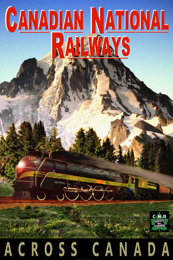 Vintage Canadian National Railways poster #vintageposters #TravelTuesday #posterart