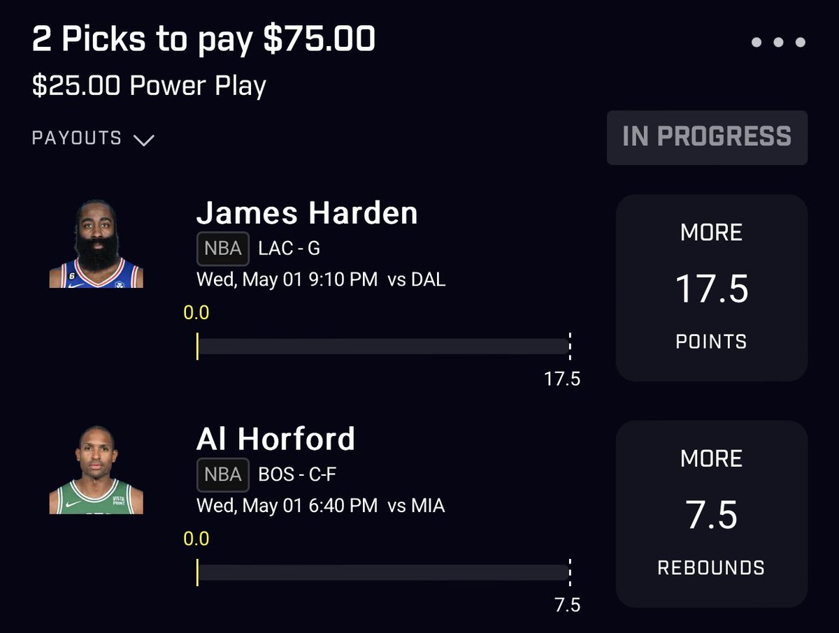 Harden discount for tomorrow! This will be my night owl tonight 🦉🌙 

$25 to someone who LIKES this tweet when we cash tomorrow! Promise 🤝🏼

#PrizePicks | #GamblingX | #NBA