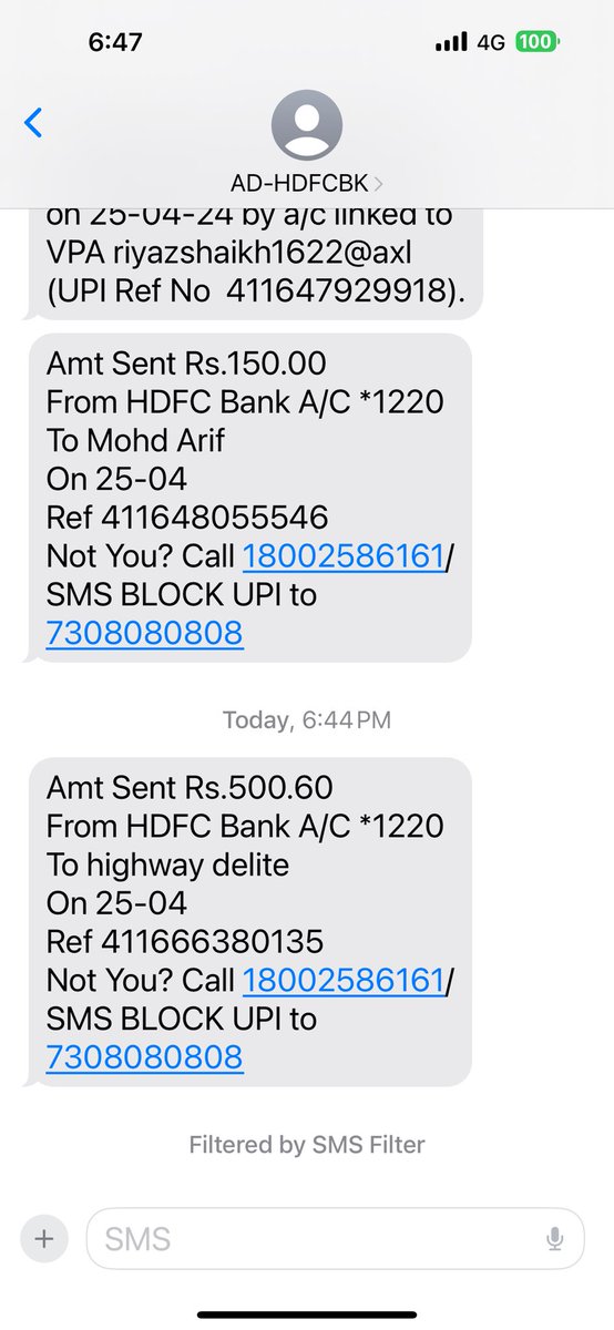 IDFC bank is doing fastag fraud. 
My 4-5 transactions amount with idfc is never shown on fast tag. Where did my money go? 
Inspite of raising ticket/complain I never got my refund.
At toll naka, they said “Saari bank chor hai everyday we get this”
#IDFCFIRSTBank #fasttag #fraud