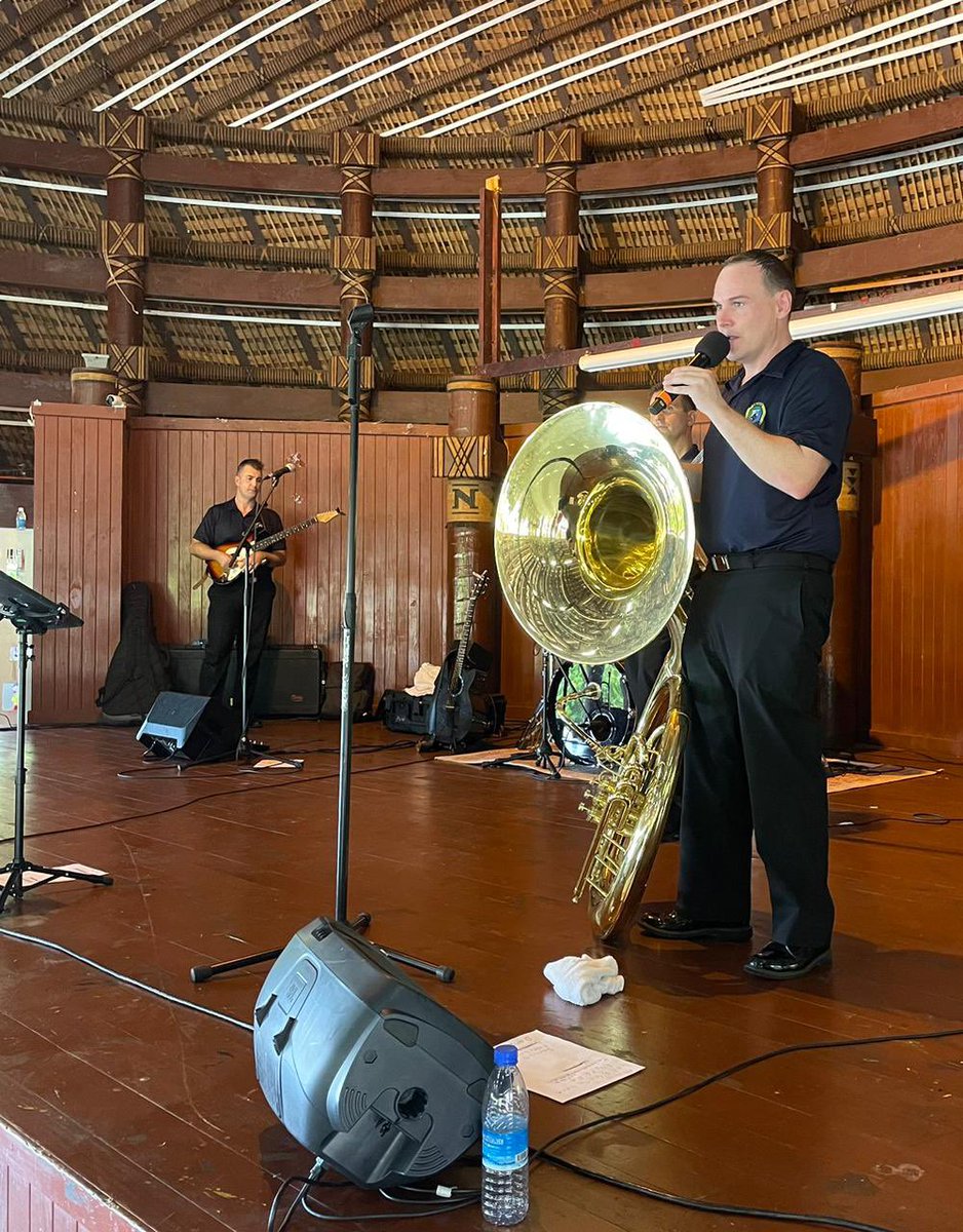 #USPacificFleetBand | The U.S. Pacific Fleet Band held a Masterclass for aspiring musicians and local artists. 🎤

🎺Sharing music is such a beautiful way to connect with others. 

🥁Keep creating, keep sharing, and watch your passion inspire others. 

#CulturalExchange…