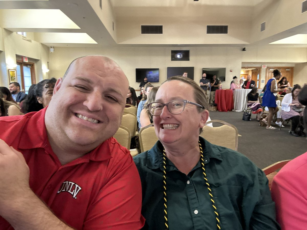 ZacharyNagy1's tweet photo. TY to the @unlv College of Education and @nvforward for putting on a marvelous night for us PPP and A-ARL students to celebrate our accomplishments!
Shout out to @NVSupt for her support and to @EldoPrincipalT for her down to earth message. #futureccsdteacher #unlvgrad #ccsd https://t.co/HzaH0KAex0