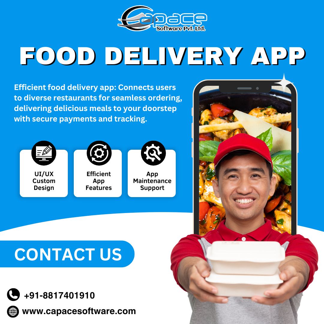 Looking to start online food business, quick start it with our ready to use applications.

capacesoftware.com

#fooddeliveryapp #fooddelivery #fooddeliveryappdevelopment #appdevelopment #applicationdevelopment #appdevelopmentcompany #development  #capace #capacesoftware