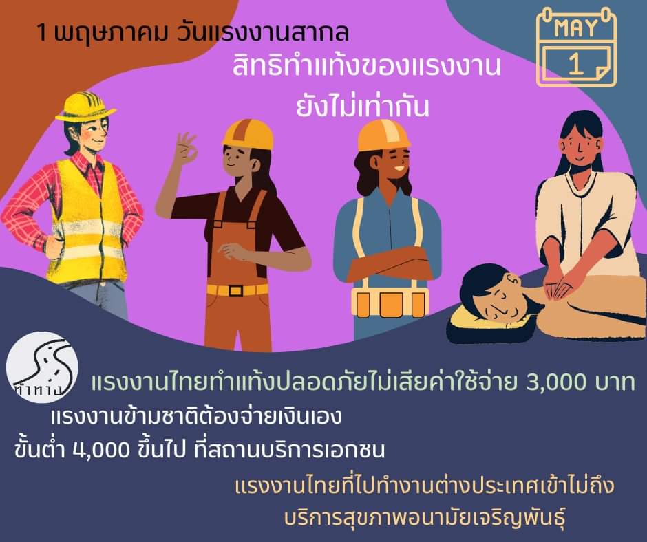 วันนี้ #วันแรงงานสากล
แรงงานไทย ที่มี #สิทธิประกันสังคม เข้าถึงการ #ทำแท้งปลอดภัยได้ โดยสถานบริการสามารถเบิกค่าบริการได้จากงบส่งเสริมป้องกันโรค ที่สำนักงานหลักประกันสุขภาพสนับสนุนสำหรับคนไทยทุก #สิทธิ แต่ #แรงงานข้ามชาติ ที่แม้จะมีสิทธิประกันสังคม ยังไม่สามารถใช้สิทธินี้ได้