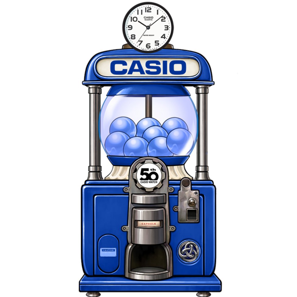 #CASIO YoPort (Capsule machine) will be available at #YokiOrigins. The YoPort is available in two varieties, with the option to purchase one NFT or eight NFTs. Art of the capsule's contents will be available to view from the May 10 Reveal Day.