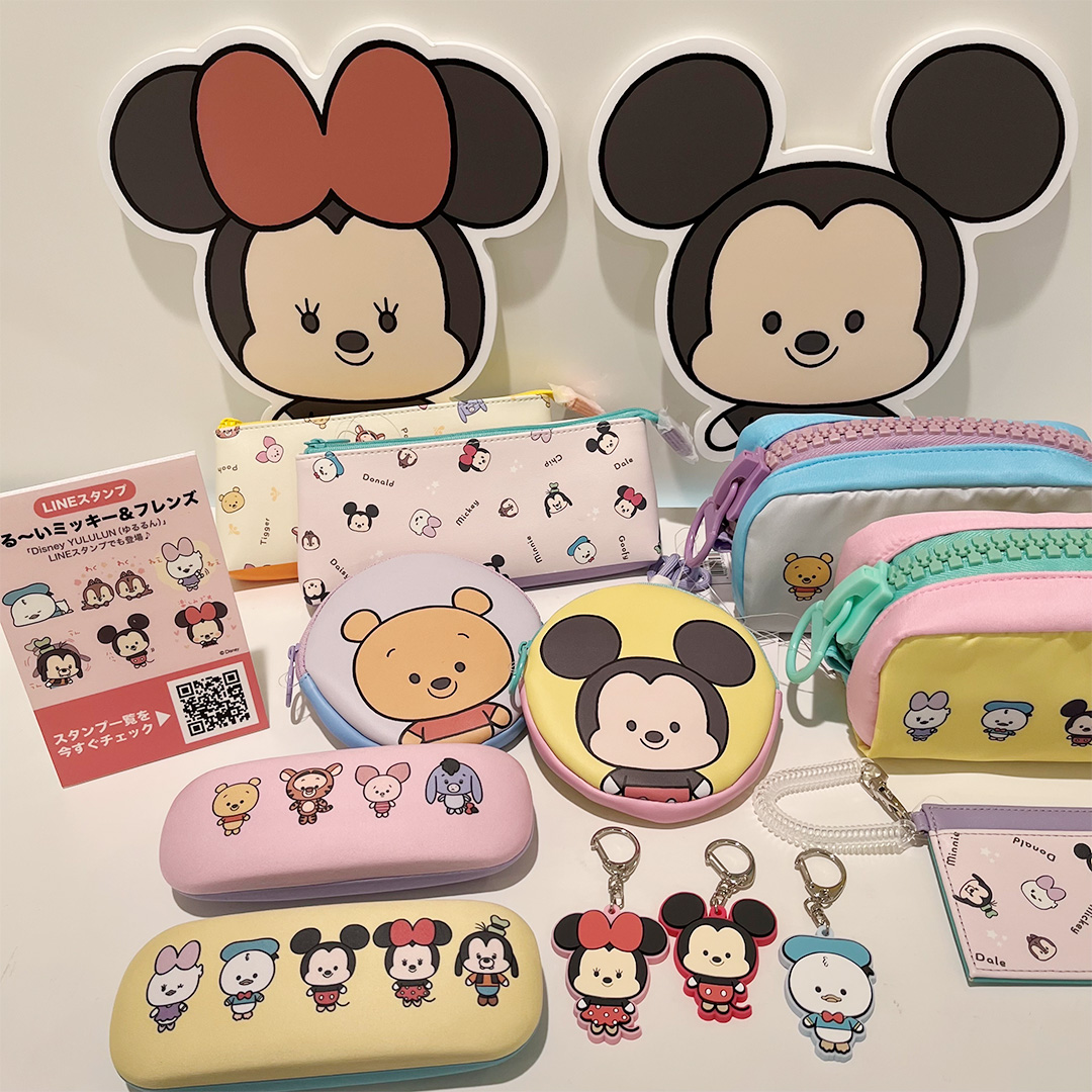 LINEスタンプも大人気❤ 「Disney YULULUN（ゆるるん）」グッズが
