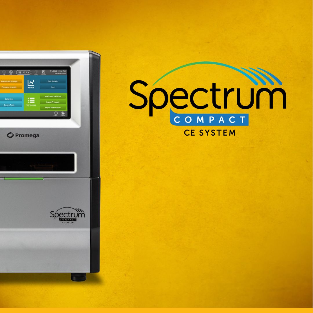 PromegaAU's tweet image. Our Spectrum Compact CE System is an integrated instrument that allows you to perform #SangerSequencing and #FragmentAnalysis independently in your own lab at your convenience ✅

Take a virtual tour and learn more what makes it small but mighty: bit.ly/3QpEYuT
