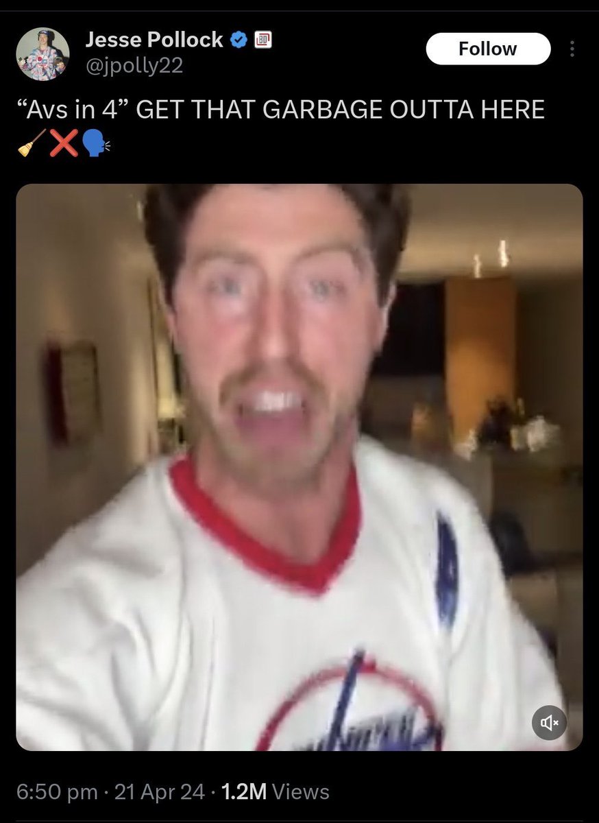 the winnipeg jets went 0-4, conceding 22 goals, since genocide jesse pollock posted this video