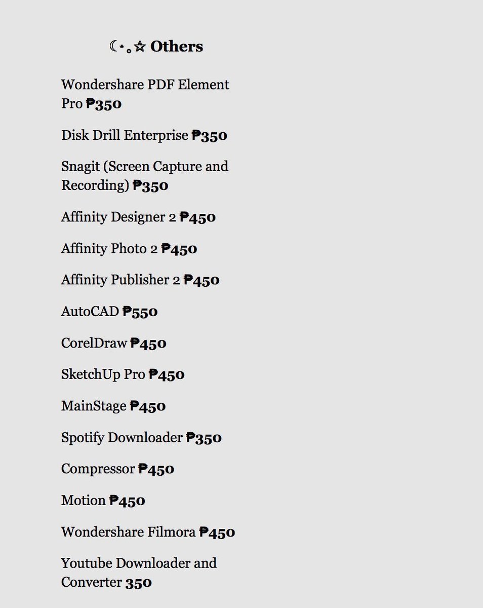 wts lfb ph lf software for ios macOS lifetime  

Adobe Master 2022 ₱180 each

Adobe InCopy
Adobe InDesign
Adobe Character Animator
Adobe Bridge
Adobe Substance 3D Painter
Adobe Acrobat DC
Adobe Substance 3D Painter
Adobe XD (ARM-only)