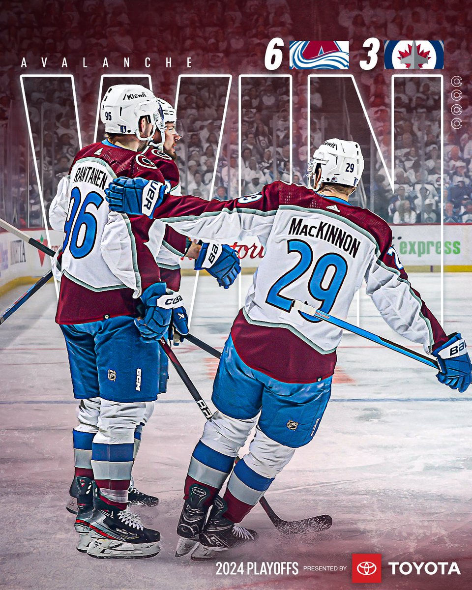 Avalanche's tweet image. NEVER A DOUBT!
 
#GoAvsGo | #ALLIN
