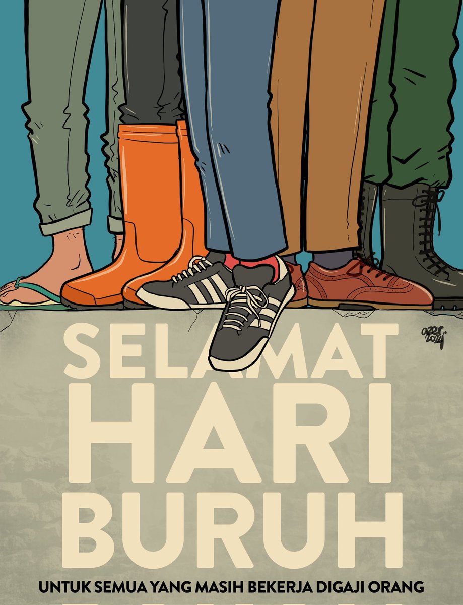 Selama masih digaji orang, kita semua buruh! #komikazer #rezamustar