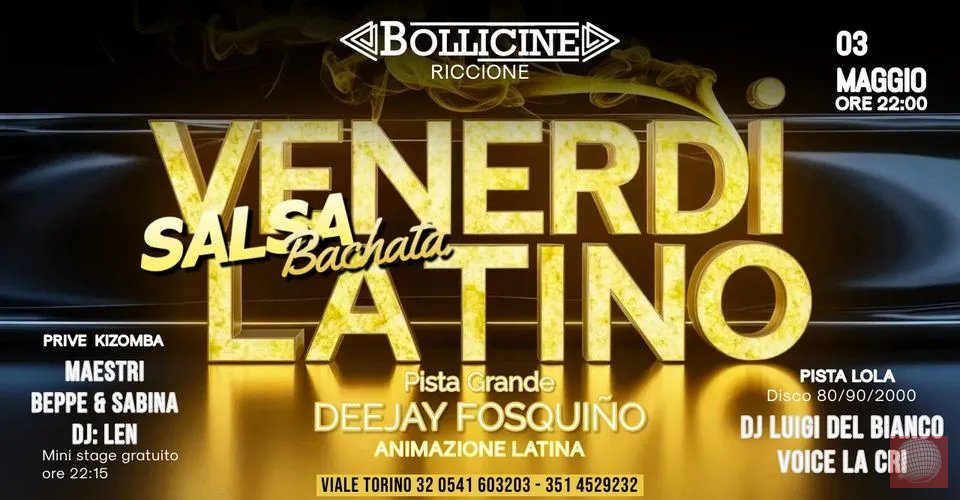 Bollicine Disco Riccione si trasforma il 3 maggio: suoni caraibici con Fosquino Dj! Latino party! #bollicine #discotechericcione #fosquino #over30 #latino #commerciale #revival rfr.bz/tla7849