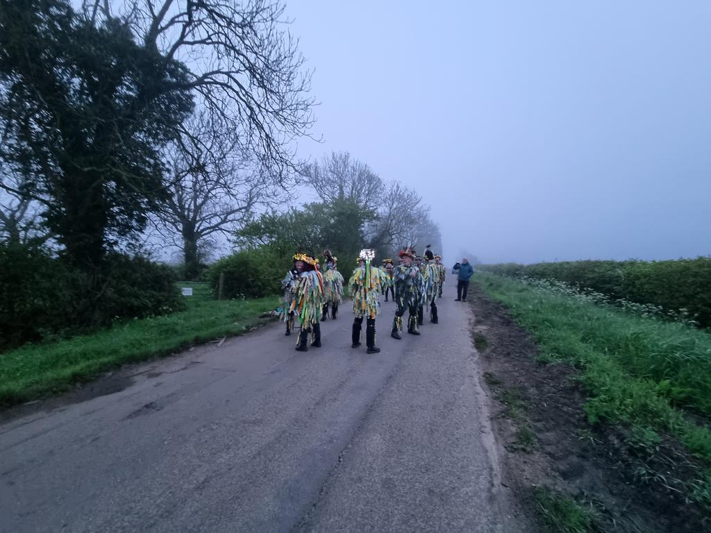 The things you can find down a misty fen lane this morning? Happy May Morning everyone! #MayDay2024