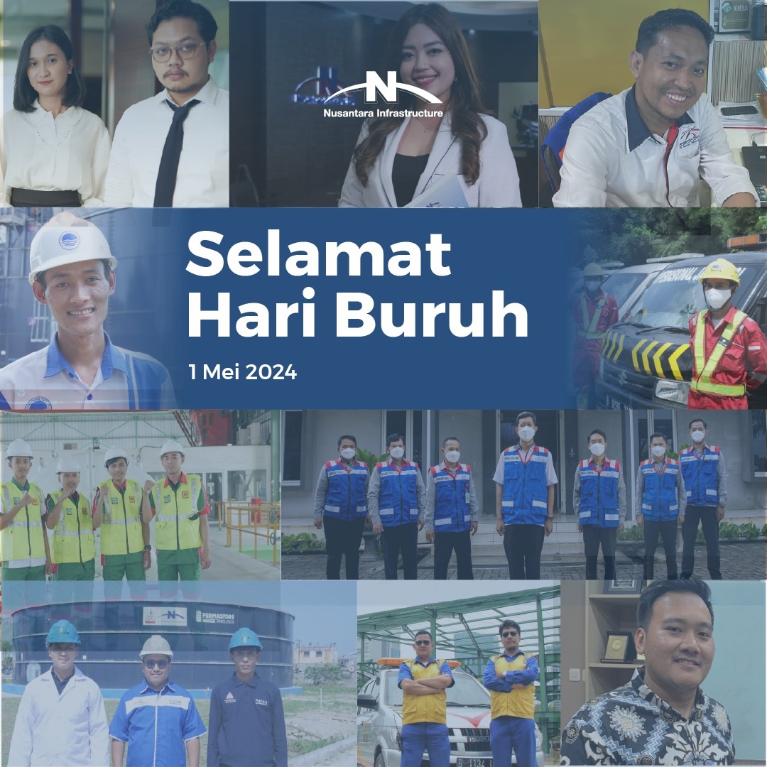 Hai, Sobat Tol Makassar!

Selamat Hari Buruh Nasional! 

Terima kasih atas kerja keras, dedikasi dan kolaborasinya dalam membangun negeri.

#InfrastrukturCepat #NusantaraInfrastructure #TollRoad #RenewableEnergy #CleanWater #IndonesianInfrastructure 
#InfrastructureDevelopment