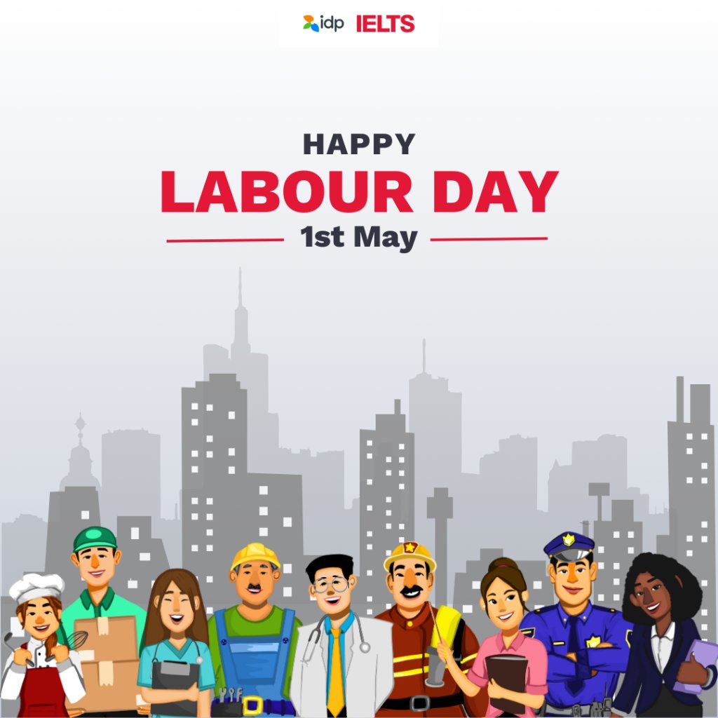 May everyone have a fantastic Labour Day filled with joy, rest, and recognition of all our hard work. Enjoy the day! 😇 

#labourday #ielts #ieltstest #englishlanguagetest