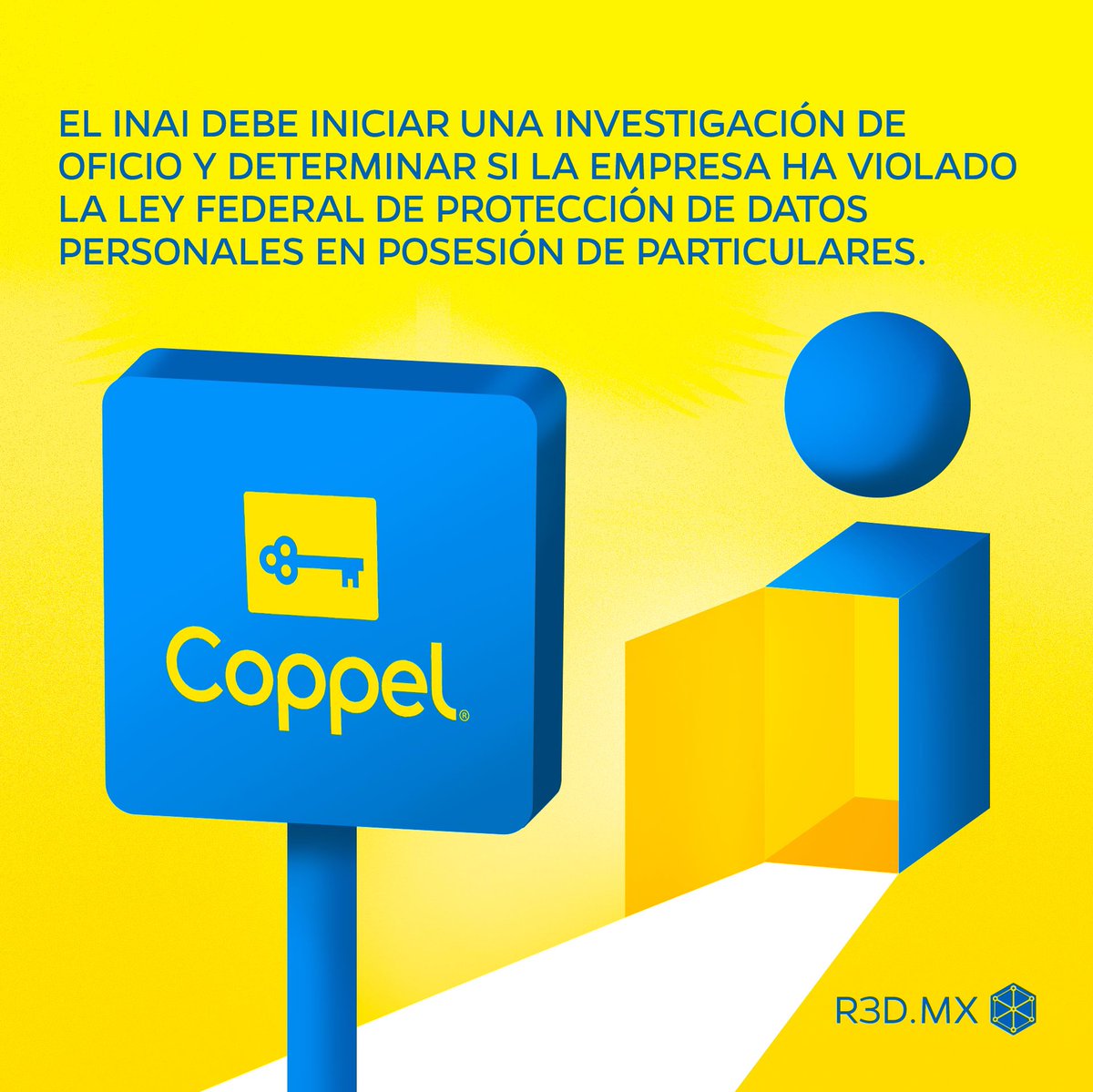 Coppel se limitó a informar que había detectado fallas en sus sistemas, sin embargo, sigue guardando silencio sobre el riesgo de seguridad para sus personas usuarias. Conoce la historia: r3d.mx/2024/04/24/cop…