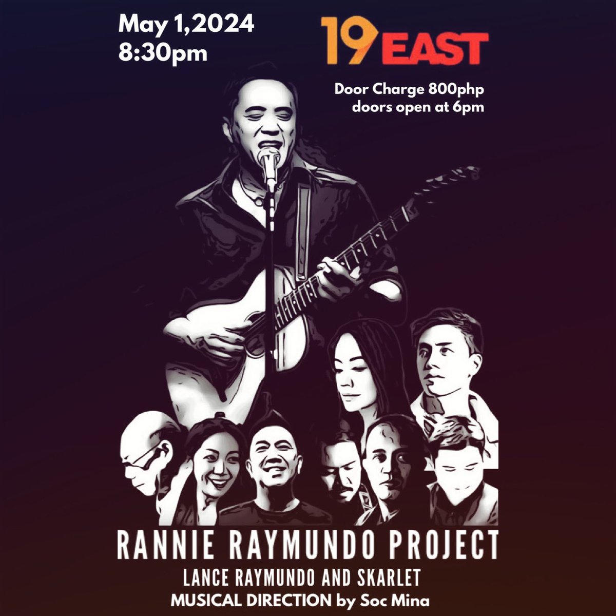 Rannie Raymundo will perform at 19 East tonight, May 1. Admission fee is P800 only. No minimum consumable charge. Doors open at 7pm. Show starts around 8:30pm. Seating is first-come, first-served. Reservation is not allowed. No age limit. Enjoy!