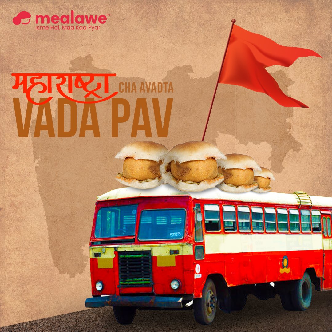 Every journey begins with a Vada Pav and ends with a PMT ride!🚌🚩
Maharashtra Day!🎉

#maharashtraday #maharashtra #mealawe #punecity #vadapav #pmt